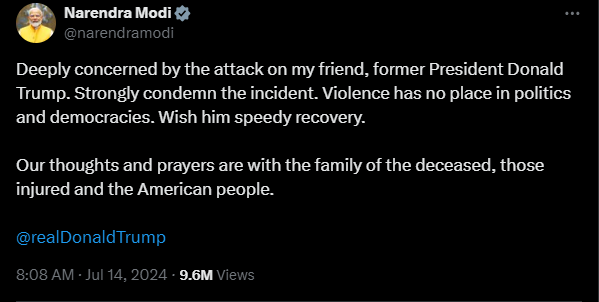 Modi tweet